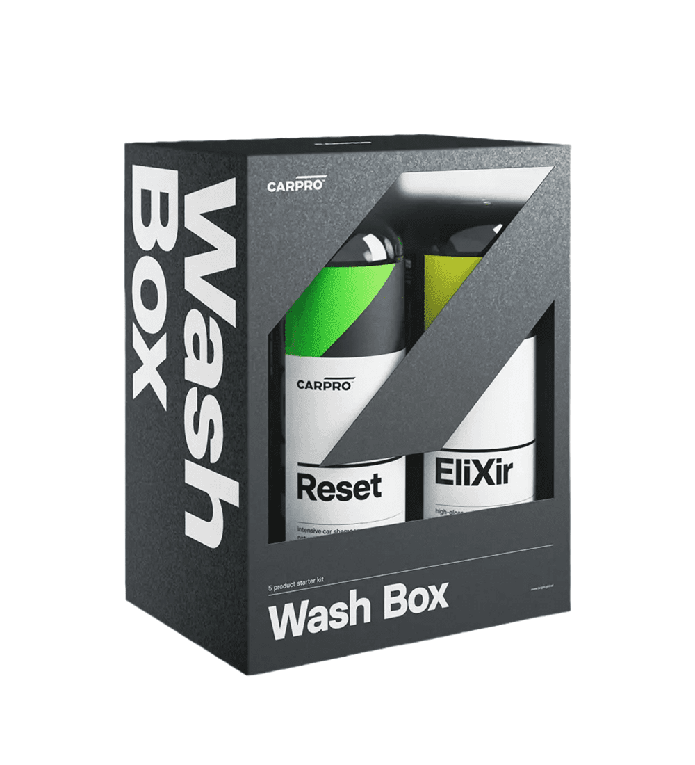 CarPro Wash Box – Shampoo, Quick Detailer og tilbehør i én pakke