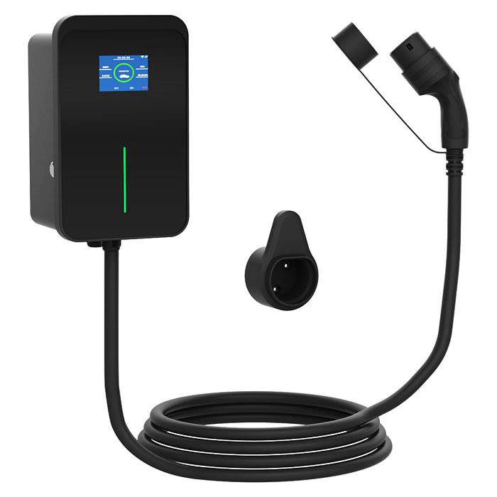 Ladeboks Elbil 11 kW – 16A 3-faset m. 7 Meter Kabel & App Styring